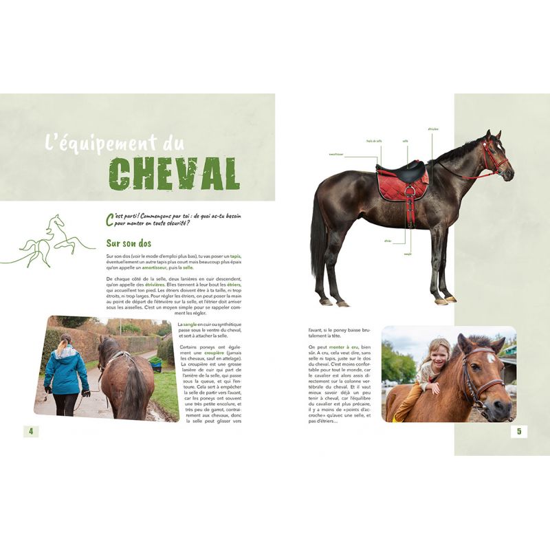 Monter à cheval sans jamais tomber - Livre grand format