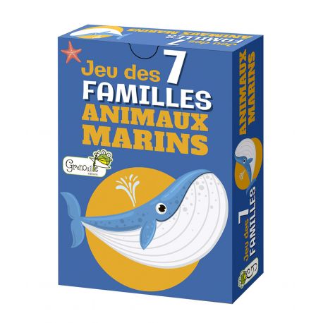 ANIMAUX MARINS - JEU DES 7 FAMILLES