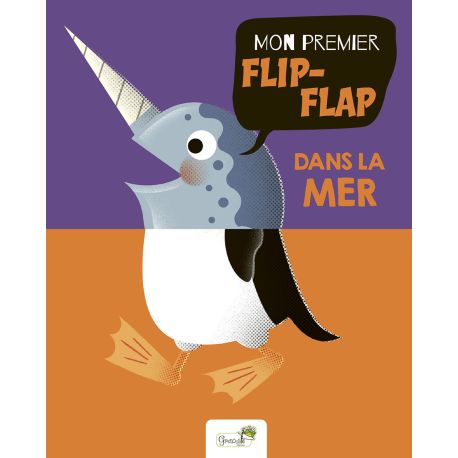 MON PREMIER FLIP-FLAP - DANS LA MER