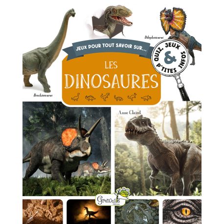 LES DINOSAURES QUIZ JEUX ET P'TITES INFOS