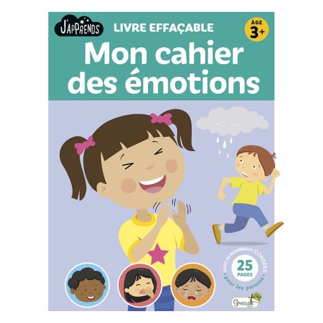 MON CAHIER DES ÉMOTIONS LIVRE EFFACABLE