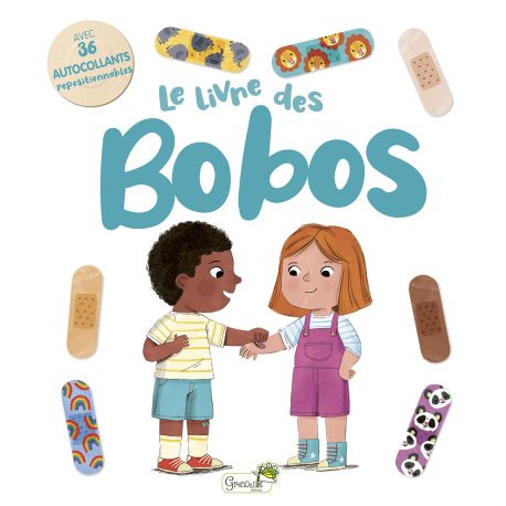 LE LIVRE DES BOBOS AVEC 36 AUTOCOLLANTS