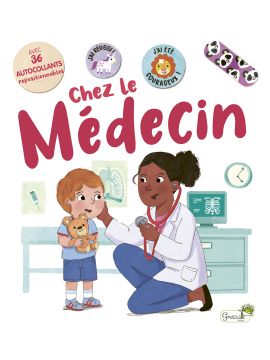 CHEZ LE MEDECIN AVEC 36 AUTOCOLLANTS