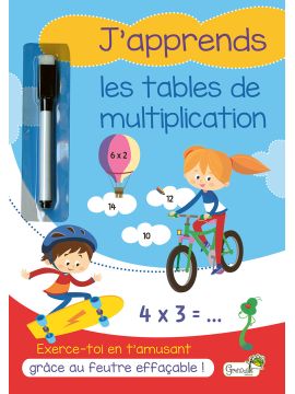 J'APPRENDS LES TABLES DE MULTIPLICATION