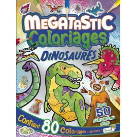 DINOSAURES MEGATASTIC COLORIAGES