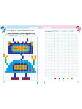 COLORIAGES PIXELS PAR NUMEROS