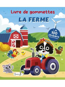 LIVRE DE GOMMETTES - LA FERME - + DE 100 STICKERS