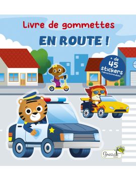 LIVRE DE GOMMETTES - EN ROUTE ! + DE 45 STICKERS