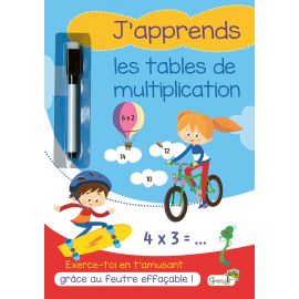 J'APPRENDS LES TABLES DE MULTIPLICATION