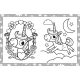 LICORNES MEGATASTIC COLORIAGES