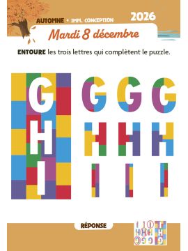 MON PREMIER CALENDRIER D'ECOLE 2026-2027