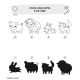 À LA FERME BLOC COLORIAGE ET ACTIVITES + 5 CRA