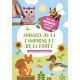 ANIMAUX DE LA CAMPAGNE ET DE LA FORÊT - STICKERS VINYLE REPOSITIONN
