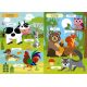 ANIMAUX DE LA CAMPAGNE ET DE LA FORÊT - STICKERS VINYLE REPOSITIONN