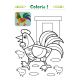 ANIMAUX DE LA FERME - BLOC DECOUPE