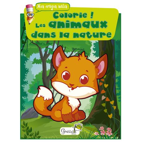 COLORIE !LES ANIMAUX DANS LA NATURE