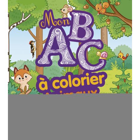 ANIMAUX - MON ABC À COLORIER