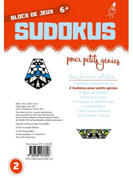 SUDOKUS POUR PETITS GÉNIES