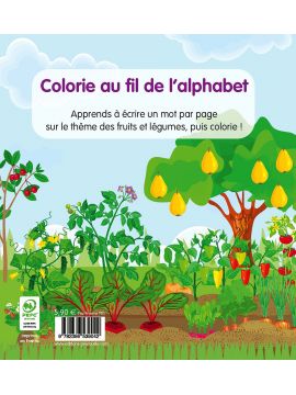 FRUITS ET LEGUMES - MON ABC A COLORIER