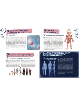 LE CORPS HUMAIN - MON LIVRE DES POURQUOI? COMMENT?